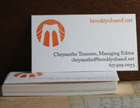 Brooklyn Based business card